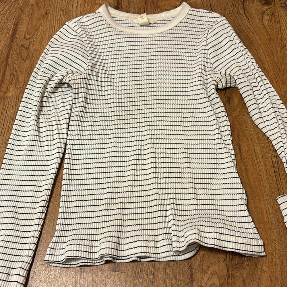 H&M striped long sleeve
